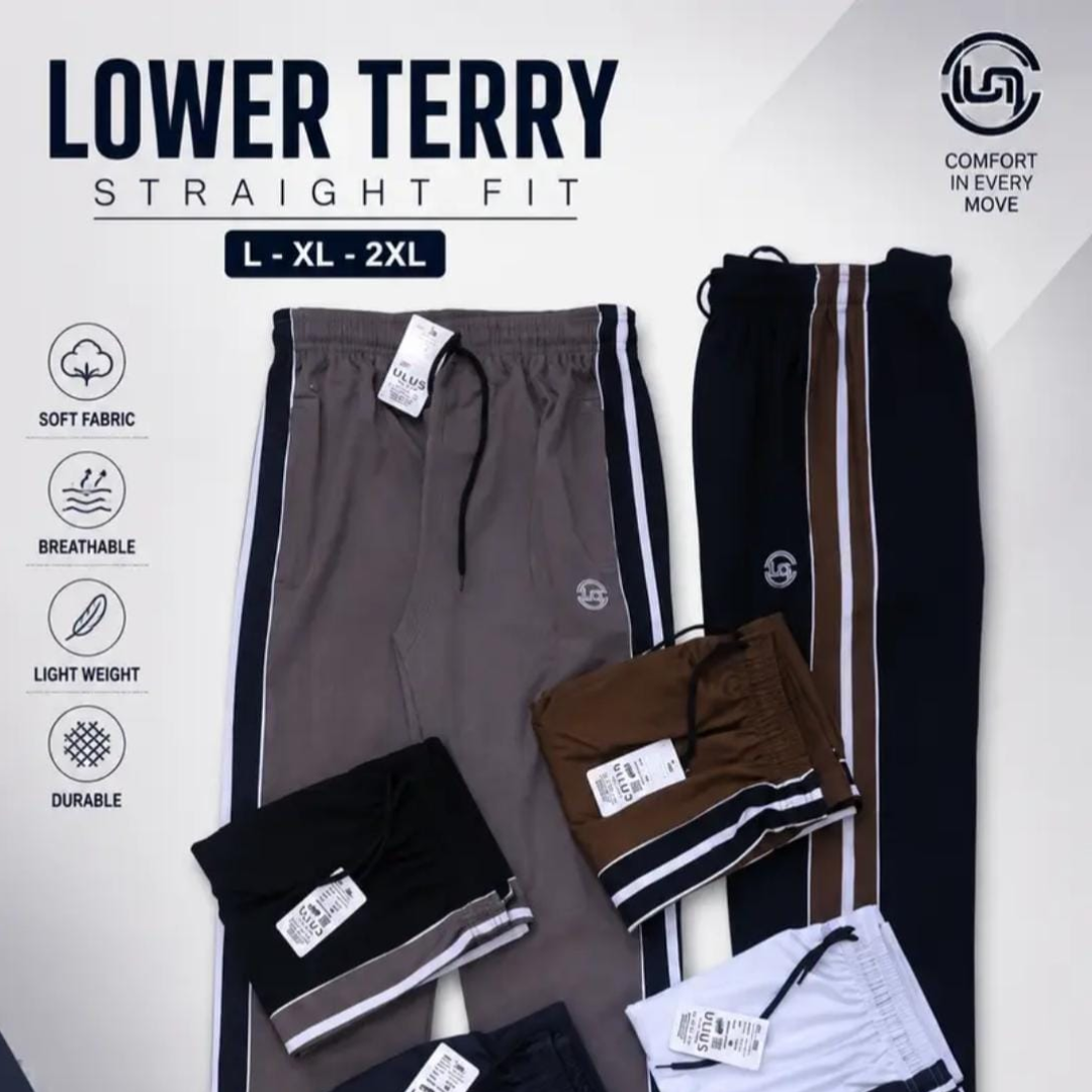 Men’s Terry Straight Fit Lower