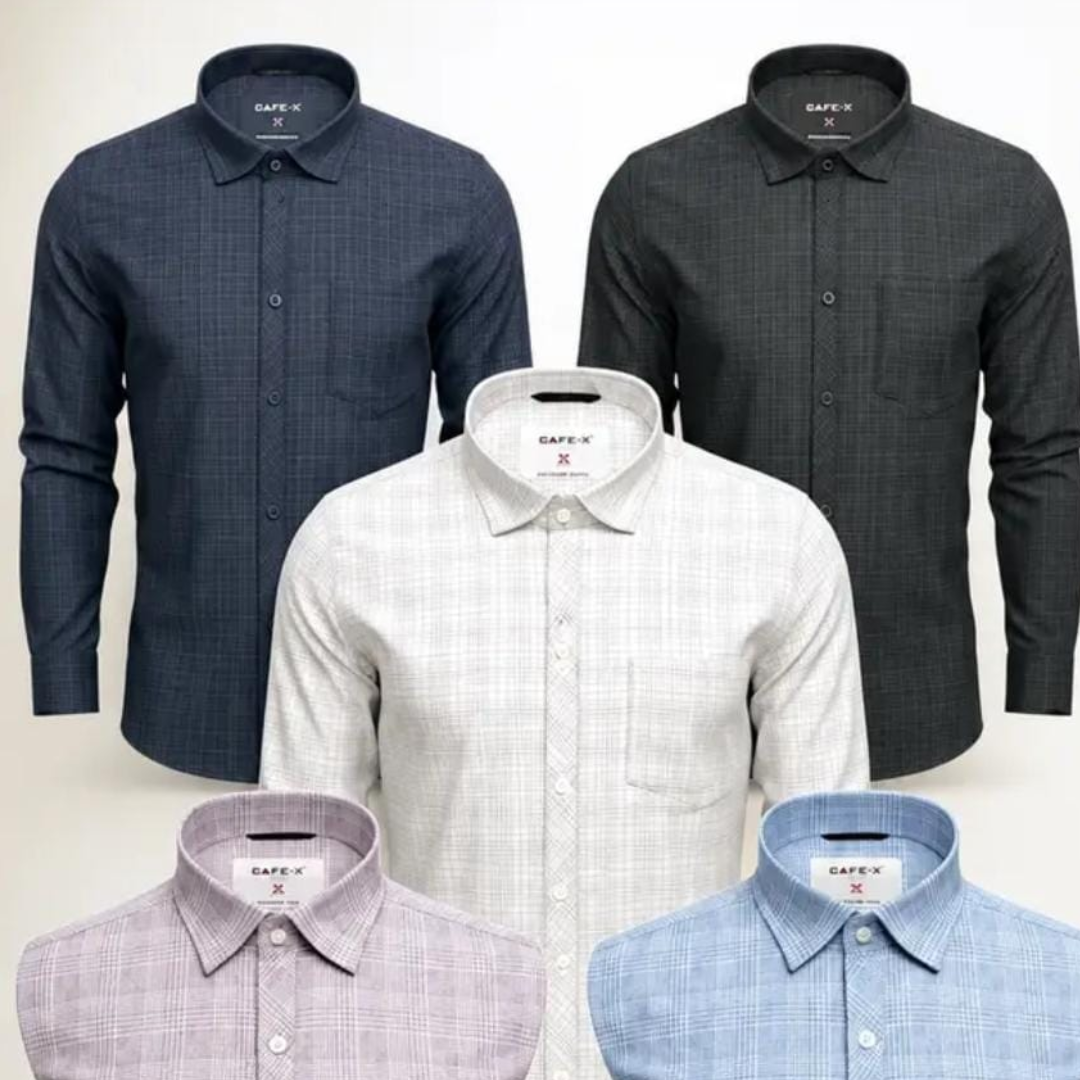 Men’s Check Pattern Formal Shirts